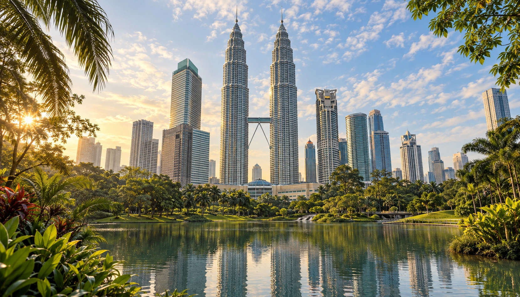 Kuala Lumpur · park ve Petronas Kuleleri